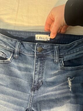 Cello Women’s Skinny Jeans in Medium Blue Wash